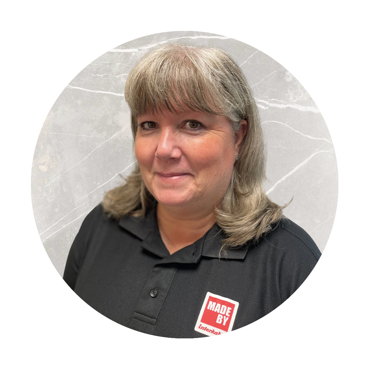 Anneli Lindqvist, säljare på Interkakel Falun