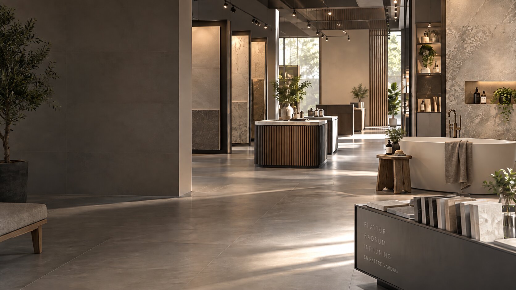 Interkakel showroom med kakel, klinker och badrumsinspiration