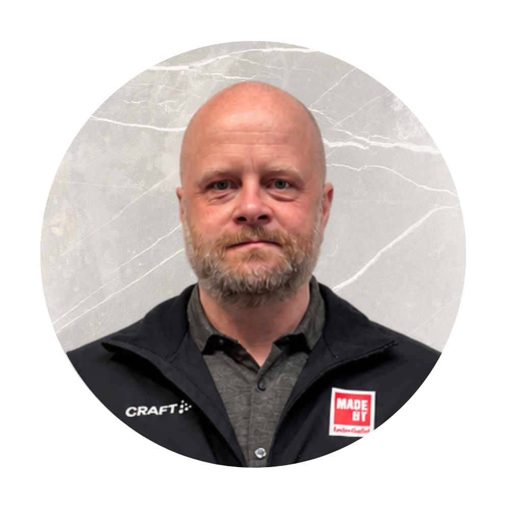 Fredrik Jonzon, platschef på Interkakel Sundsvall