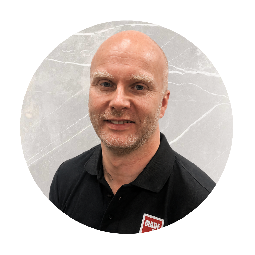 Marcus Long Sellén, säljare på Interkakel Göteborg